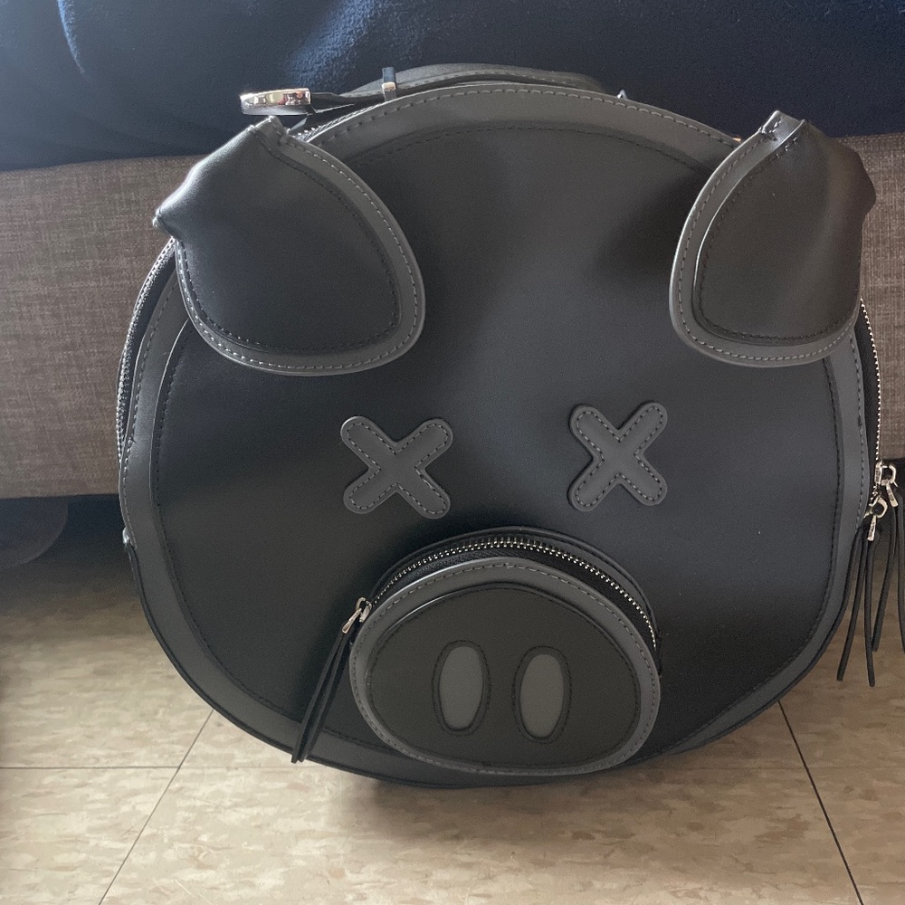 Black Shane Dawson pig bag pack